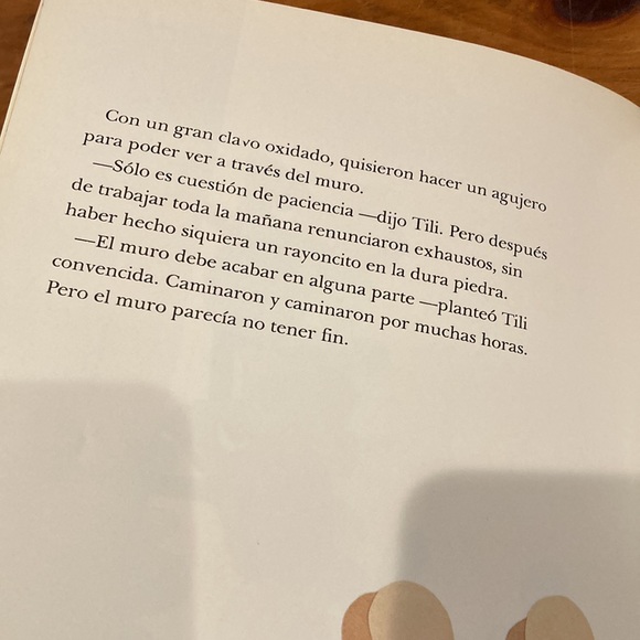 Spanish TILI Y EL MURO Tillie and the Wall Illustrated SC Book - Picture 4 of 6